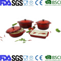 Enamel Cast Iron Cookware Set in 3PCS for European Country